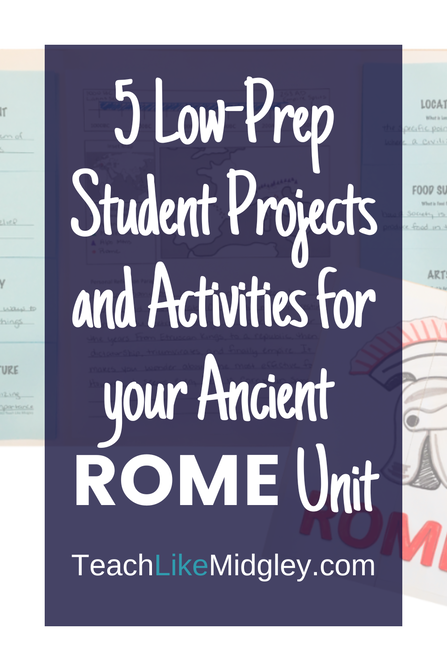 Ancient Rome Projects and Activities