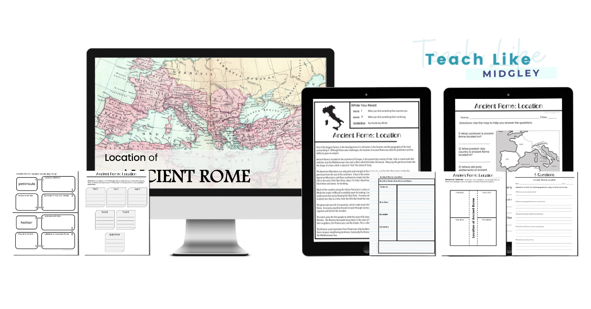 How to Teach Ancient Rome Location