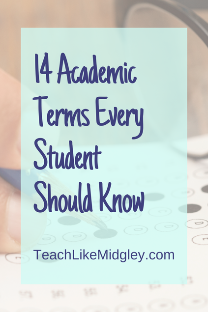 14 Academic Terms Every Student Should Know