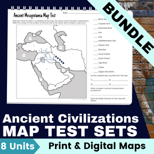 Ancient History Map Tests
