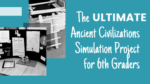 Ancient Civilizations Simulation Project for 6th Graders