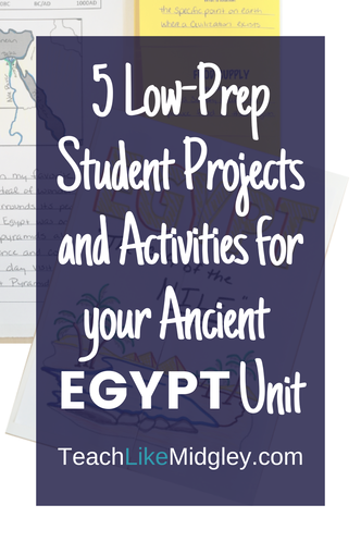 Ancient Egypt Projects and Activities
