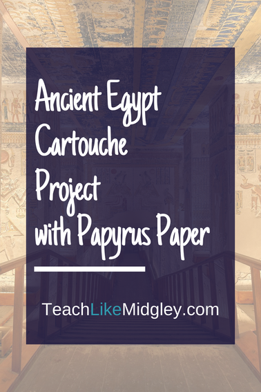 ancient Egypt cartouche papyrus project