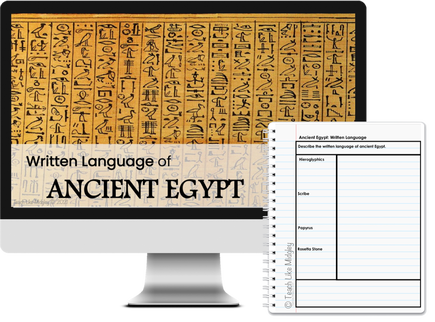 Ancient Egypt Written Language Lesson