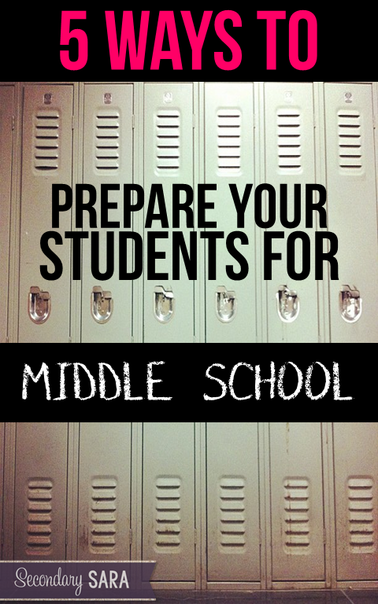 prepare for middle school