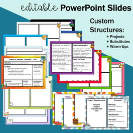 Editable PowerPoint Slides with Custom Structures | Teach Like Midgley