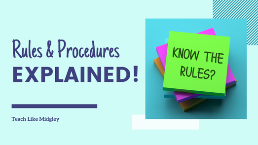 rules and procedures explained for students