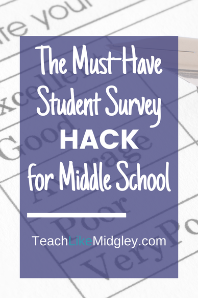 Must-Have Brilliant Student Survey Hack for Middle Schoolers